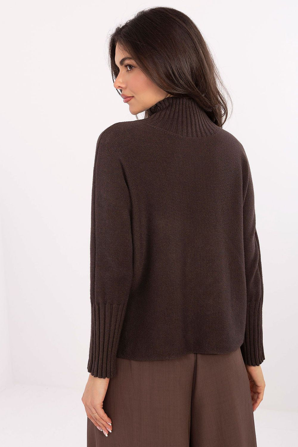 Maglia collo alto in viscosa - 219894