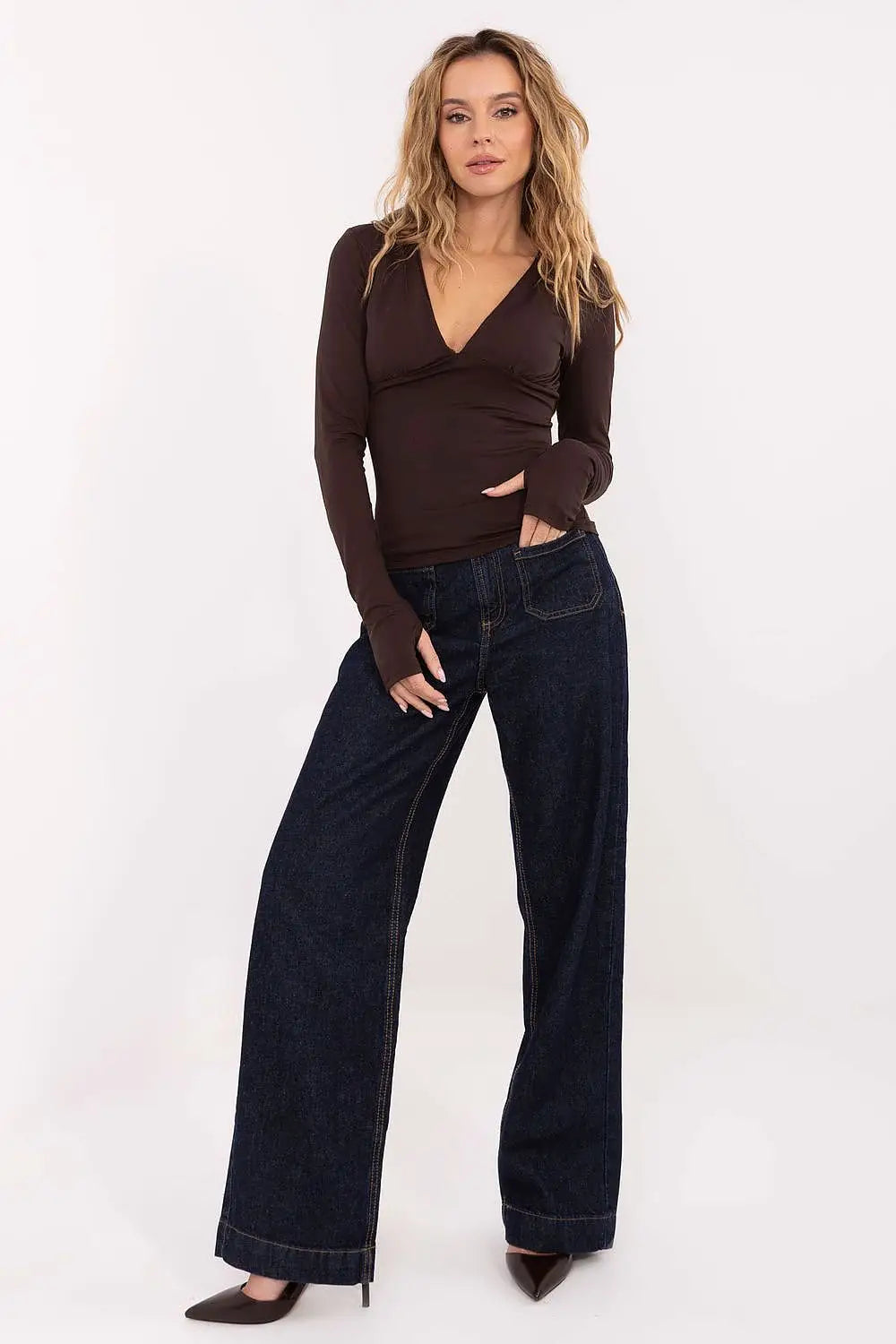 Maglia dona a V profondo - 221097