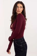 Maglia dona scollo a V profondo - 221097