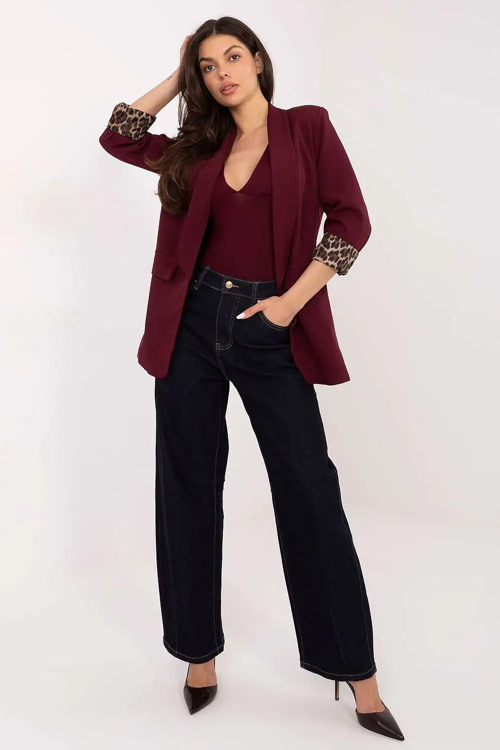 Maglia dona scollo a V profondo - 221097