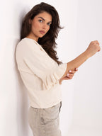 Maglia Elegante con Maniche a Volant in Viscosa (Constance)