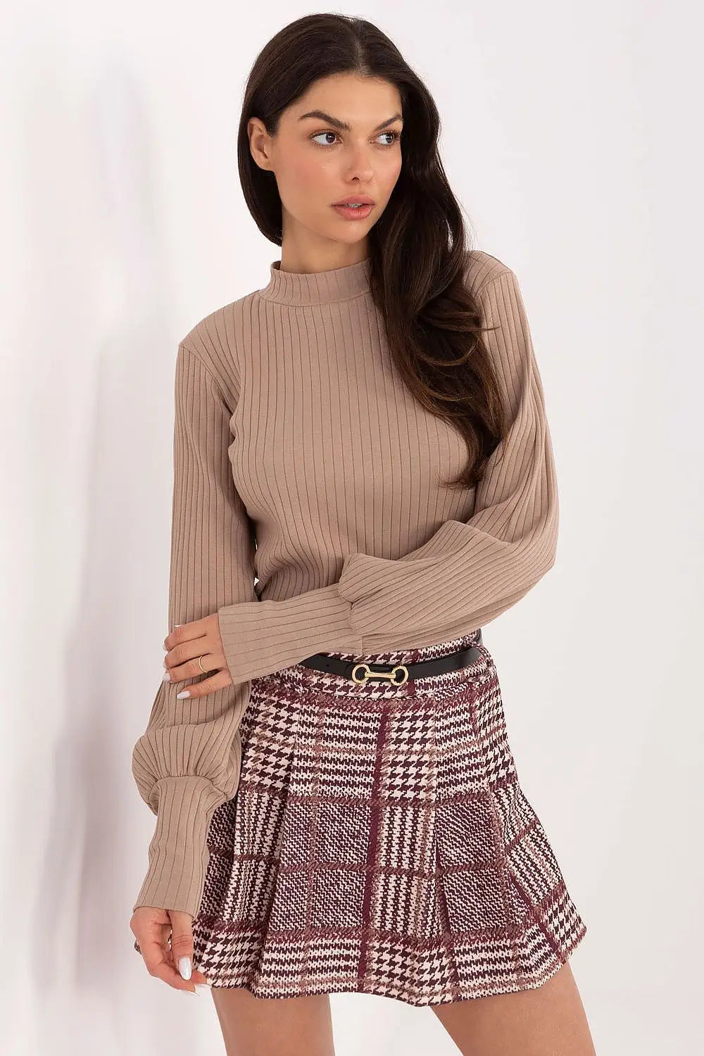 Maglia in cotone con a sbuffo - 221824