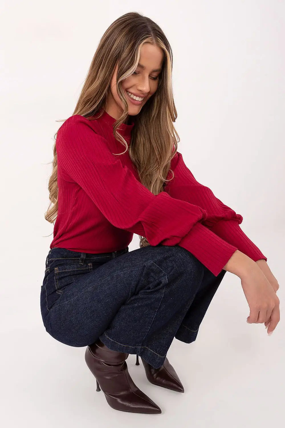 Maglia in cotone con a sbuffo - 221824