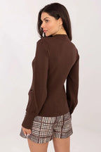Maglia in cotone con a sbuffo - 221824