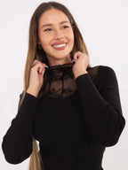 Maglia in viscosa con pizzo - 221407