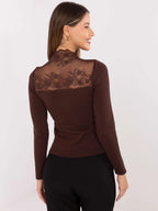 Maglia in viscosa con pizzo - 221407