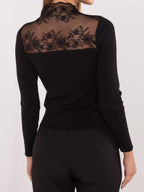 Maglia in viscosa con pizzo - 221407