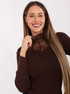 Maglia in viscosa con pizzo - 221407