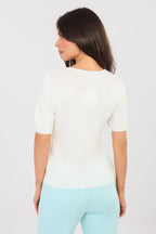Maglia a manica corta versatile in viscosa elasticizzata