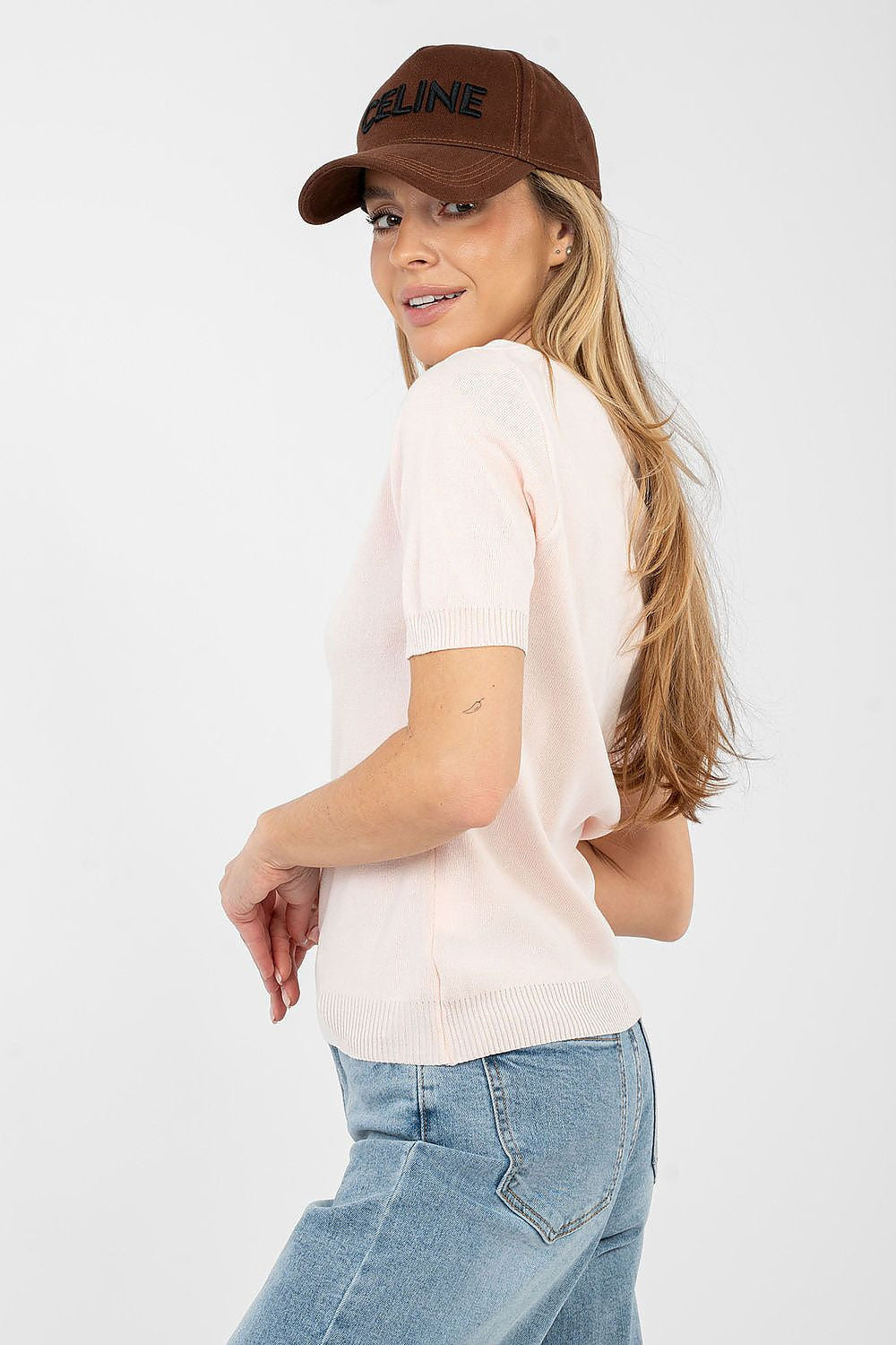 Maglia a manica corta versatile in viscosa elasticizzata