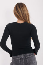 Maglia a manica lunga in cotone 100% di alta qualità
