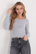 Maglia a maniche lunghe in cotone di alta qualità - 224538