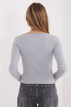 Maglia a maniche lunghe in cotone di alta qualità - 224538