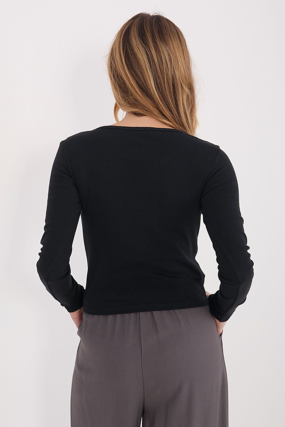 Maglia a maniche lunghe in cotone di alta qualità - 224538