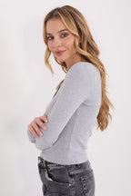 Maglia a maniche lunghe in cotone di alta qualità - 224538