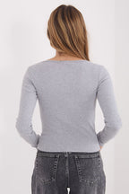 Maglia a maniche lunghe in cotone di alta qualità - 224538