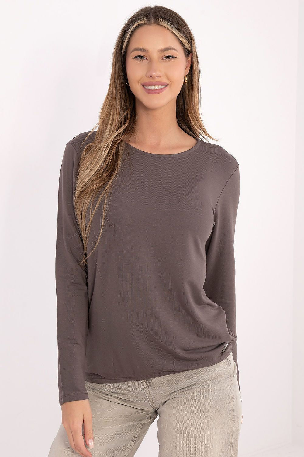 Beige / Universale Maglia in micro modal - 222426