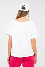 Maglia oversize in cotone elasticizzato - 224742