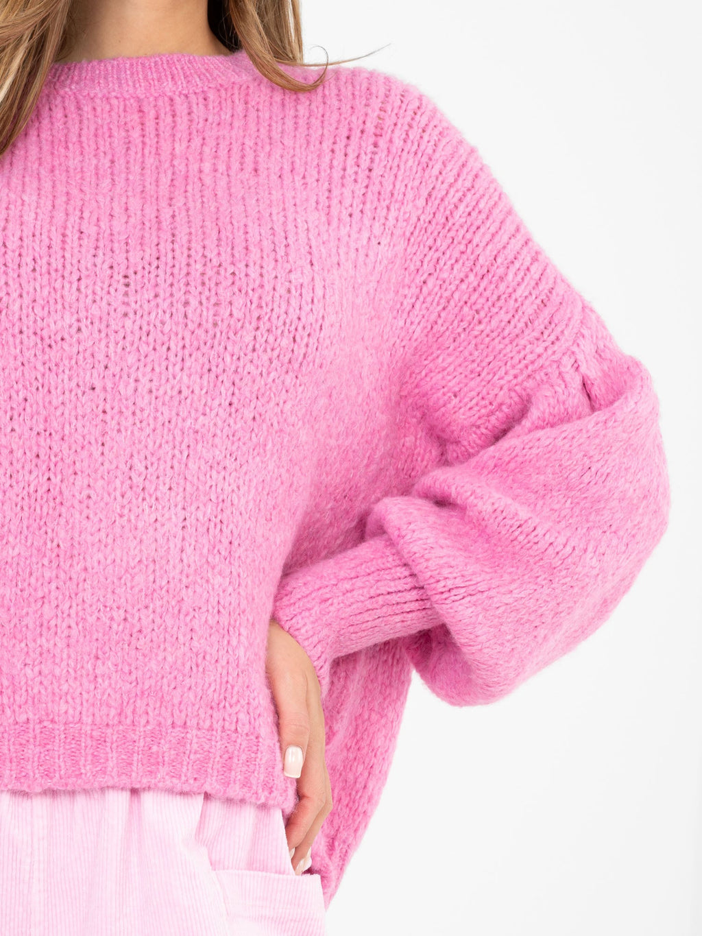 Maglia oversize con maniche a sbuffo (Ludovica)