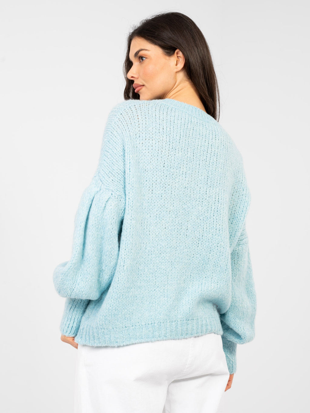 Maglia oversize con maniche a sbuffo (Ludovica)