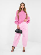 Maglia oversize con maniche a sbuffo (Ludovica)