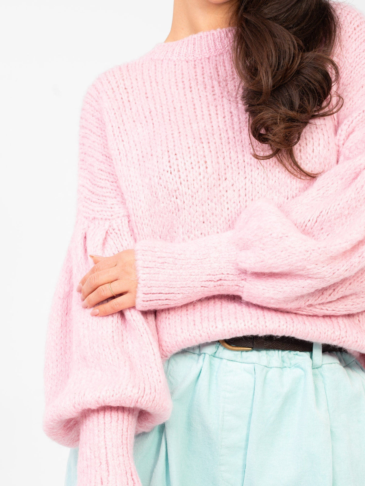 Maglia oversize con maniche a sbuffo (Ludovica)