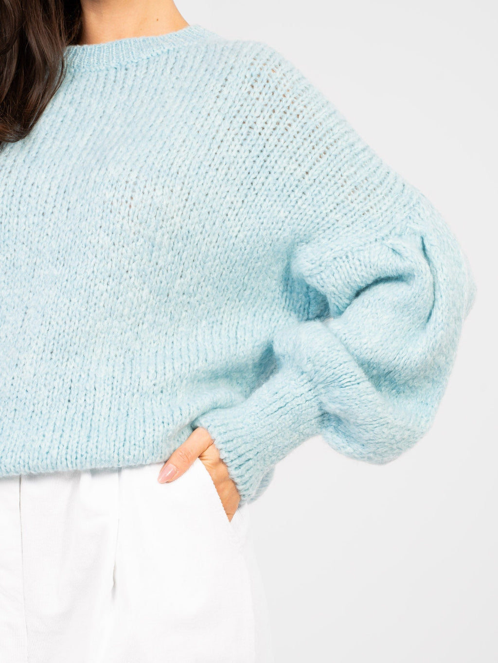 Maglia oversize con maniche a sbuffo (Ludovica)