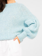 Maglia oversize con maniche a sbuffo (Ludovica)