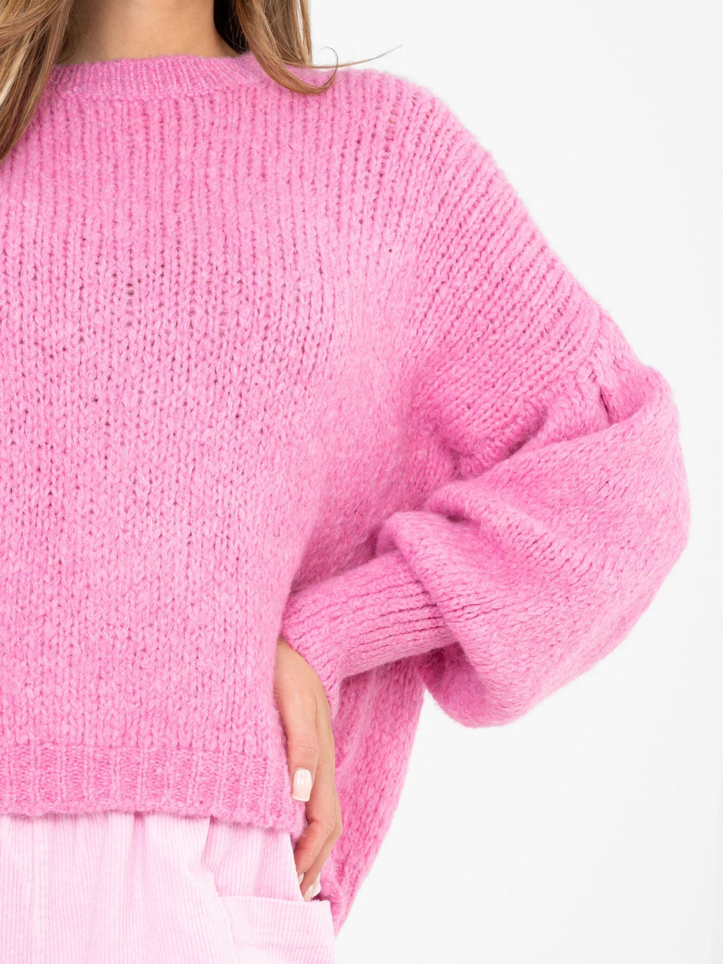 Maglia oversize con maniche a sbuffo (Ludovica)