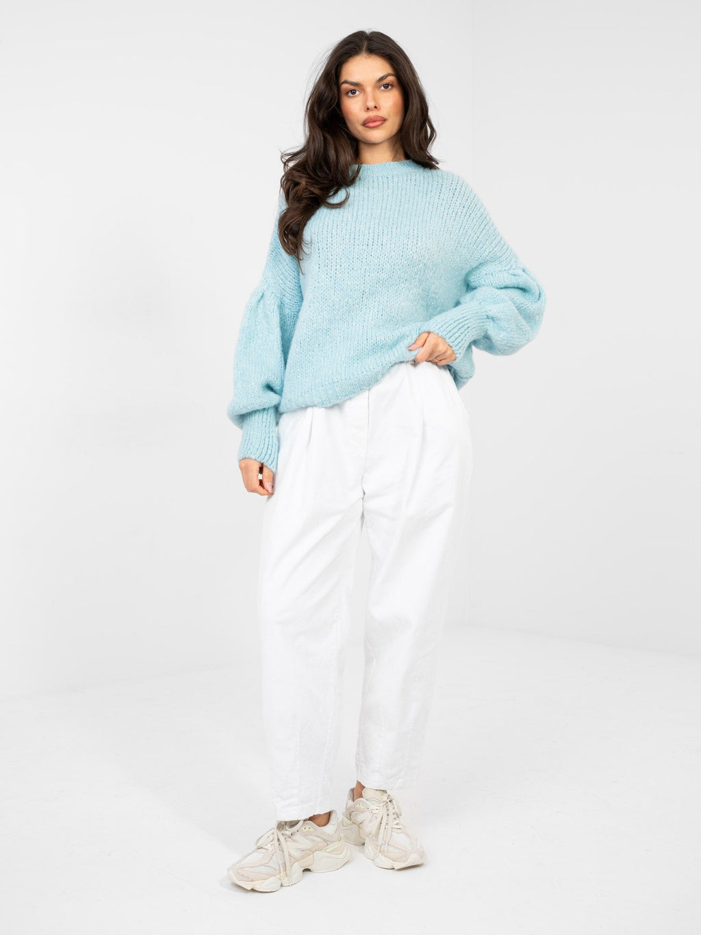 Maglia oversize con maniche a sbuffo (Ludovica)