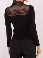 Maglia in viscosa con pizzo - 221407