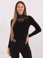 Maglia in viscosa con pizzo - 221407