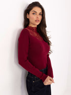 Maglia in viscosa con pizzo - 221407