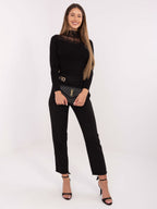 Maglia in viscosa con pizzo - 221407