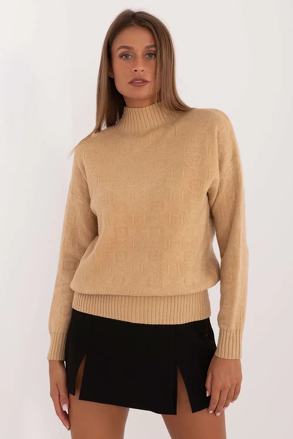 Maglione a collo alto da donna - 200326