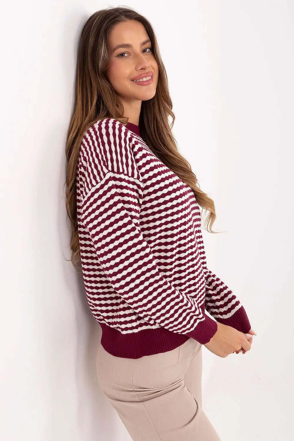 Maglione a da donne righe - 220371M