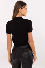 Maglione a manica corta con cuore - 219972