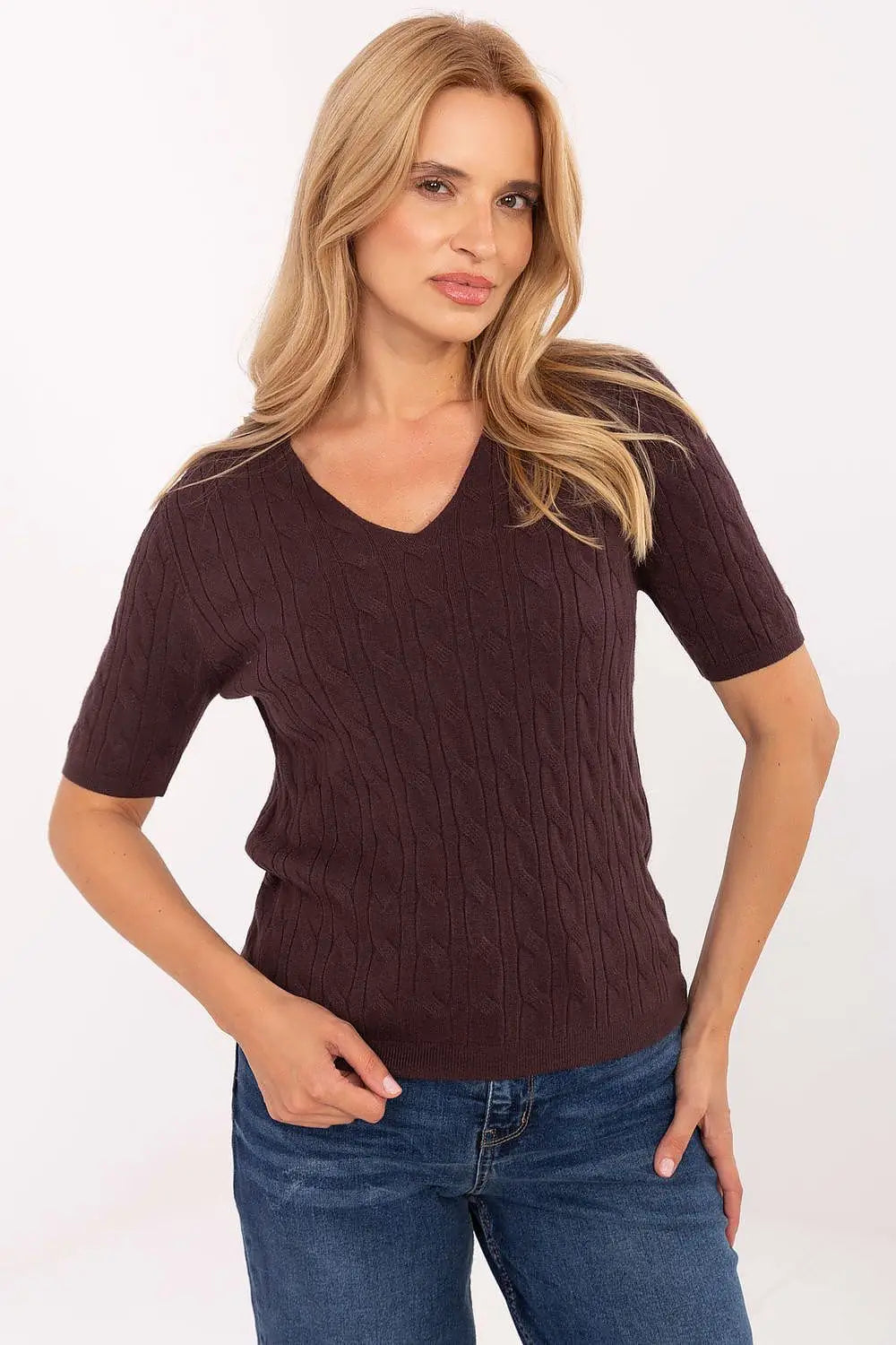 Maglione a manica corta model 217328