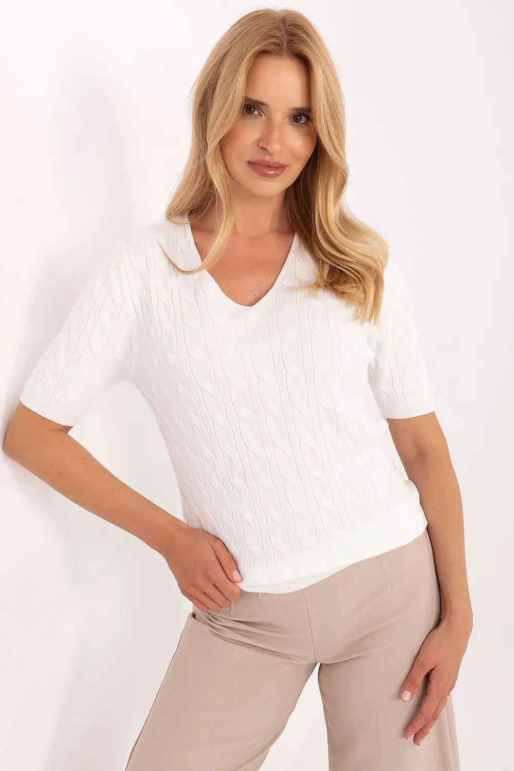 Maglione a manica corta model 217328