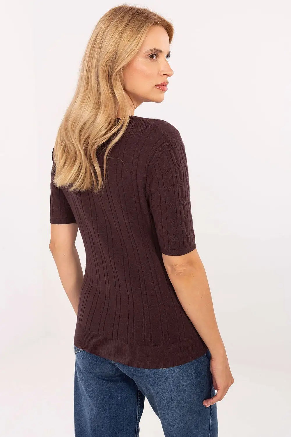Maglione a manica corta model 217328