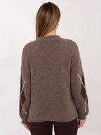 Maglione a rombi da donna - 221750