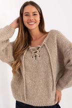 Maglione calda da donna in misto lana - 219208