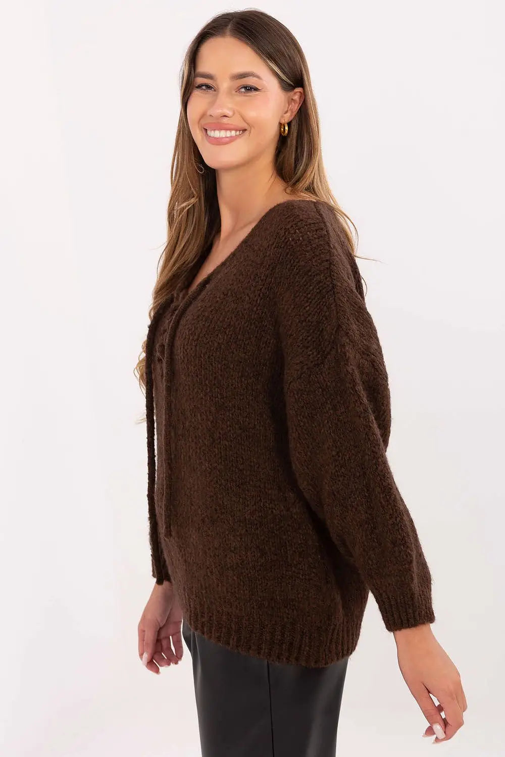 Maglione calda da donna in misto lana - 219208