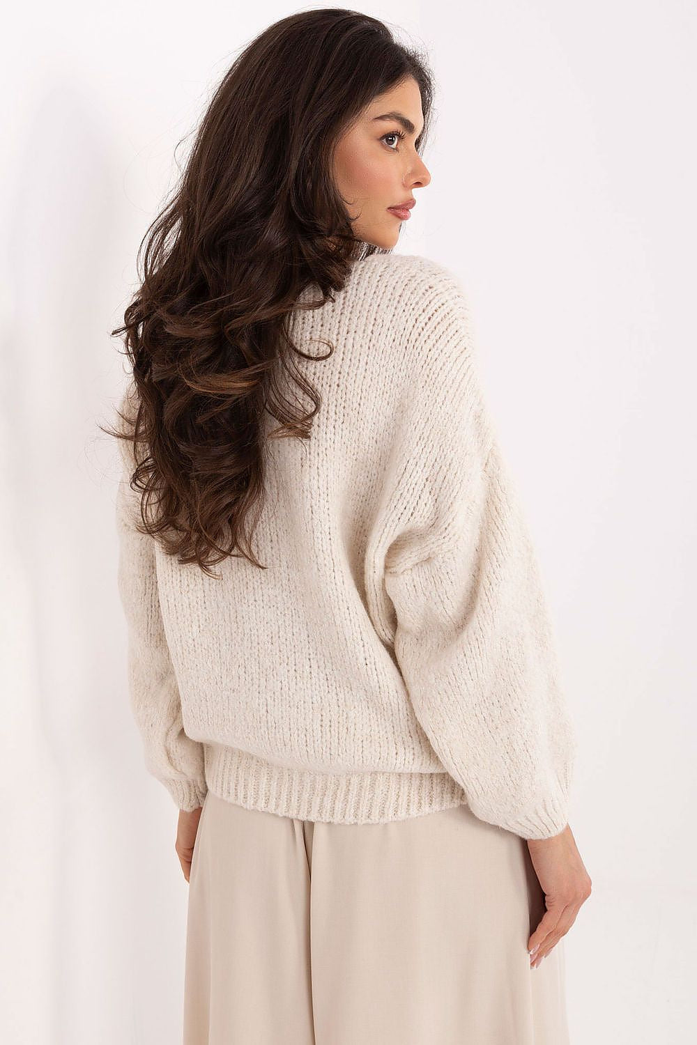 Maglione calda da donna in misto lana - 219208