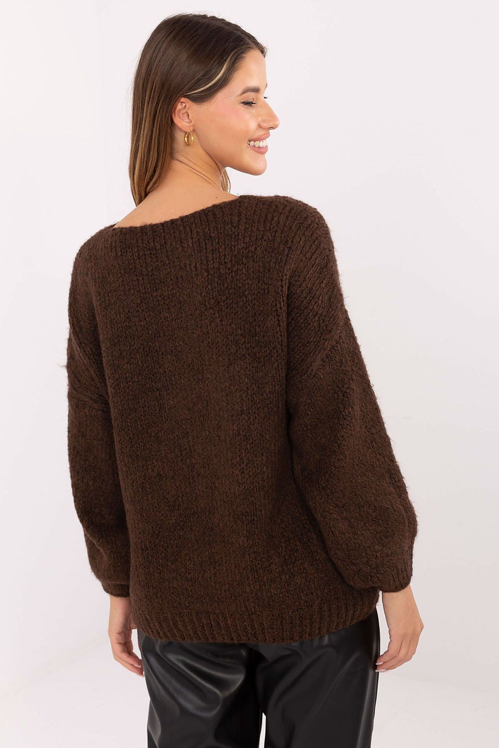 Maglione calda da donna in misto lana - 219208