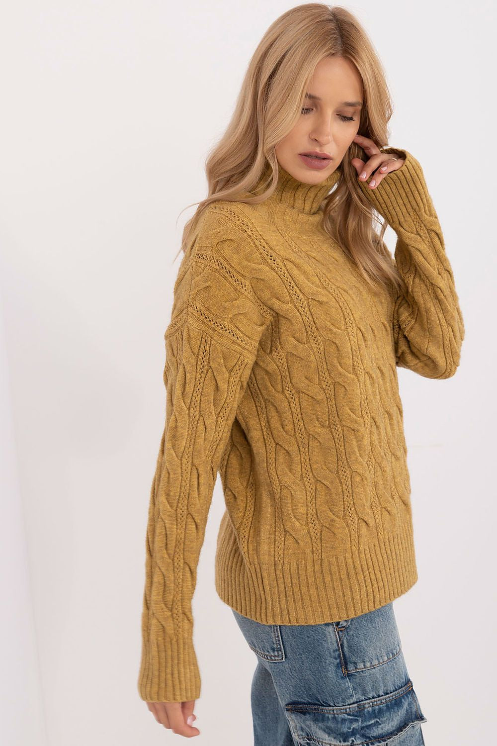 Maglione con collo alto da donna - ANNA - 199439