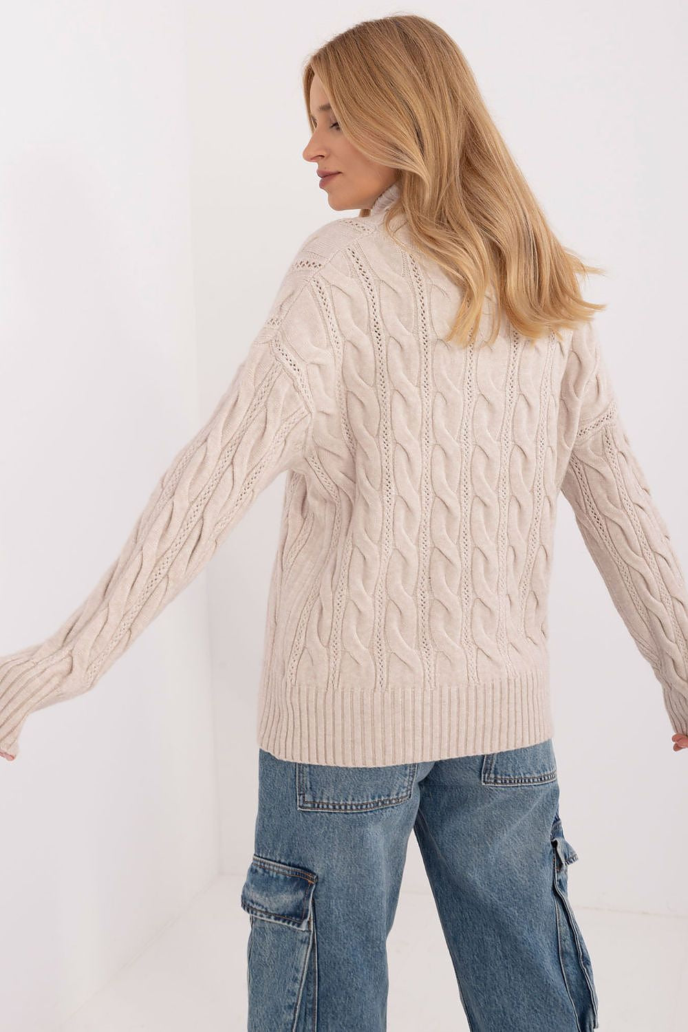 Maglione con collo alto da donna - ANNA - 199439