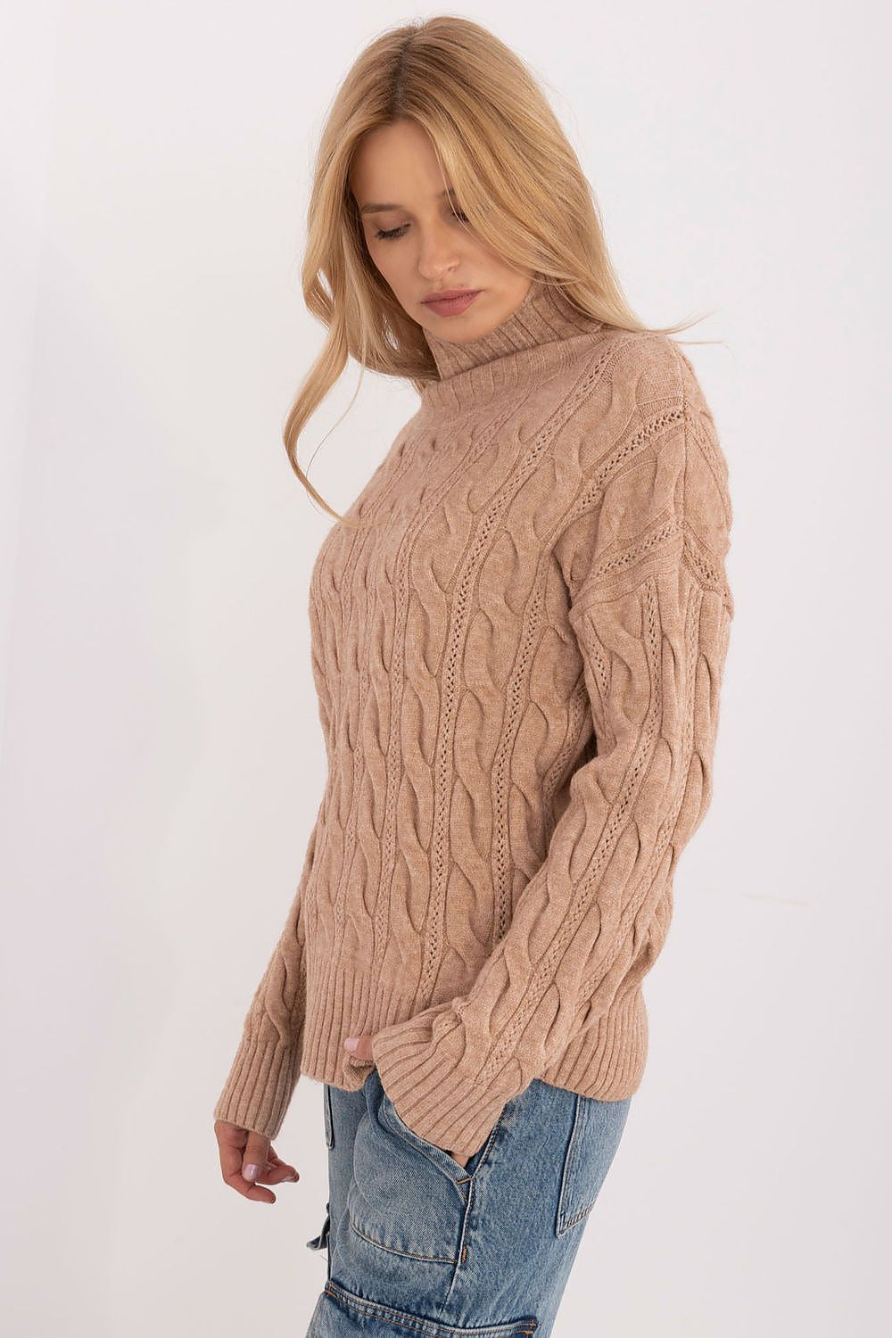 Maglione con collo alto da donna - ANNA - 199439