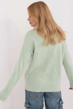 Maglione collo alto in viscosa - 187539