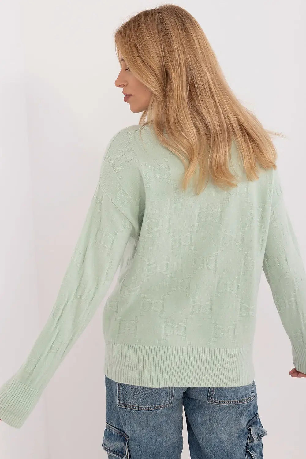 Maglione collo alto in viscosa - 187539